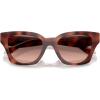 imageCoach Womens Hc8418u Universal Fit Butterfly SunglassesCaramel TortoiseBrown Pink Gradient