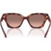 imageCoach Womens Hc8418u Universal Fit Butterfly SunglassesCaramel TortoiseBrown Pink Gradient