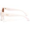 imageCoach Womens Hc8418u Universal Fit Butterfly SunglassesMilky CloudBrown Gradient
