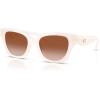 imageCoach Womens Hc8418u Universal Fit Butterfly SunglassesMilky CloudBrown Gradient