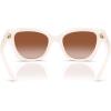 imageCoach Womens Hc8418u Universal Fit Butterfly SunglassesMilky CloudBrown Gradient