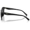 imageCoach Womens Hc8419u Universal Fit Square SunglassesBlackGrey Solid