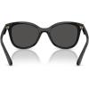 imageCoach Womens Hc8419u Universal Fit Square SunglassesBlackGrey Solid