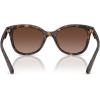 imageCoach Womens Hc8419u Universal Fit Square SunglassesDark TortoiseBrown Gradient Polarized