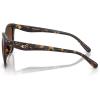 imageCoach Womens Hc8419u Universal Fit Square SunglassesDark TortoiseBrown Gradient Polarized