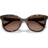 imageCoach Womens Hc8419u Universal Fit Square SunglassesDark TortoiseBrown Gradient Polarized