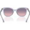 imageCoach Womens Hc8419u Universal Fit Square SunglassesMilky PurpleViolet Gradient