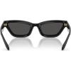 imageCoach Womens Hc8420u Universal Fit Rectangular SunglassesBlackGrey Solid
