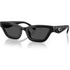 imageCoach Womens Hc8420u Universal Fit Rectangular SunglassesBlackGrey Solid