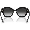 imageCoach Womens Hc8421u Universal Fit Butterfly SunglassesBlackGrey Gradient