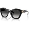 imageCoach Womens Hc8421u Universal Fit Butterfly SunglassesBlackGrey Gradient