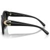 imageCoach Womens Hc8421u Universal Fit Butterfly SunglassesBlackGrey Gradient