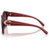 imageCoach Womens Hc8421u Universal Fit Butterfly SunglassesMilky BurgundyBurgundy Gradient