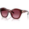 imageCoach Womens Hc8421u Universal Fit Butterfly SunglassesMilky BurgundyBurgundy Gradient