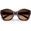 imageCoach Womens Hc8421u Universal Fit Butterfly SunglassesMilky HazelnutBrown Gradient