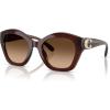 imageCoach Womens Hc8421u Universal Fit Butterfly SunglassesMilky HazelnutBrown Gradient