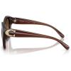 imageCoach Womens Hc8421u Universal Fit Butterfly SunglassesMilky HazelnutBrown Gradient