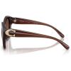 imageCoach Womens Hc8421u Universal Fit Butterfly SunglassesMilky HazelnutBrown Gradient Polarized