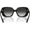imageCoach Womens Hc8422u Universal Fit Square SunglassesBlackGrey Gradient