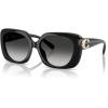imageCoach Womens Hc8422u Universal Fit Square SunglassesBlackGrey Gradient