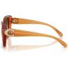 imageCoach Womens Hc8422u Universal Fit Square SunglassesMilky AmberBrown Gradient