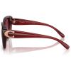 imageCoach Womens Hc8422u Universal Fit Square SunglassesMilky BurgundyBurgundy Gradient