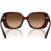 imageCoach Womens Hc8422u Universal Fit Square SunglassesMilky HazelnutBrown Gradient