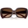 imageCoach Womens Hc8422u Universal Fit Square SunglassesMilky HazelnutBrown Gradient