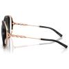 imageCoach Womens Hc8423u Universal Fit Square SunglassesBlackGrey Gradient
