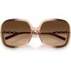 imageCoach Womens Hc8423u Universal Fit Square SunglassesBrown GradientBrown Gradient