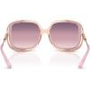 imageCoach Womens Hc8423u Universal Fit Square SunglassesLilacPeach GradientPurple Yellow Gradient