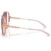 imageCoach Womens Hc8423u Universal Fit Square SunglassesLilacPeach GradientPurple Yellow Gradient