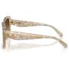 imageCoach Womens Hc8424u Universal Fit Square SunglassesPearlized Brown WatercolorBrown Gradient
