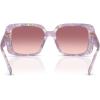 imageCoach Womens Hc8424u Universal Fit Square SunglassesPearlized Purple WatercolorPurple Pink Gradient
