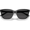 imageCoach Womens Hc8429d Square SunglassesBlackGrey Solid