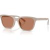 imageCoach Womens Hc8429d Square SunglassesKhaki SolidBrown Solid