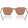 imageCoach Womens Hc8429d Square SunglassesKhaki SolidBrown Solid
