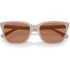 imageCoach Womens Hc8429d Square SunglassesKhaki SolidBrown Solid