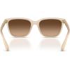 imageCoach Womens Hc8429d Square SunglassesMilky CoconutBrown Gradient
