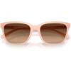 imageCoach Womens Hc8429d Square SunglassesMilky Light PinkBrown Gradient