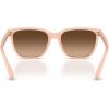 imageCoach Womens Hc8429d Square SunglassesMilky Light PinkBrown Gradient
