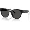 imageCoach Womens Hc8430d Round SunglassesBlackGrey Solid