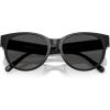 imageCoach Womens Hc8430d Round SunglassesBlackGrey Solid