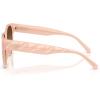 imageCoach Womens Hc8430d Round SunglassesMilky Light PinkBrown Gradient