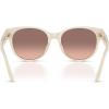 imageCoach Womens Hc8430d Round SunglassesMilky WhiteBrown Pink Gradient