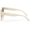 imageCoach Womens Hc8430d Round SunglassesMilky WhiteBrown Pink Gradient