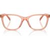 imageCOACH Womens Hc6235u Universal Fit Square Prescription Eyewear FramesTransparent SaddleDemo Lens