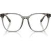 imageCoach Womens Hc6267d Square Prescription Eyewear FramesTransparent Light GreyDemo Lens