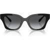 imageCoach Womens Hc8418u Universal Fit Butterfly SunglassesBlackGrey Gradient Polarized