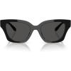 imageCoach Womens Hc8418u Universal Fit Butterfly SunglassesBlackGrey Solid